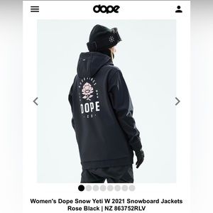 Brand new with tags (BNWT) Dope Snow Yeti Rose Jacket